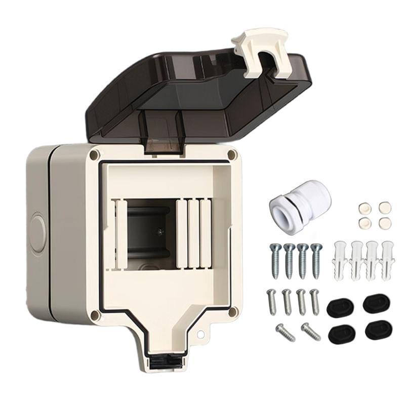 

Secure Lockable Electrical Box Rain Proof Charging Outlet Waterproofed Box for Quick Setups
