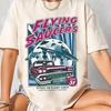 Vintage Flying Saucer T-Shirt and Kids Shirt - Retro Gift for Fans - Comfort Colors Graphic Tee