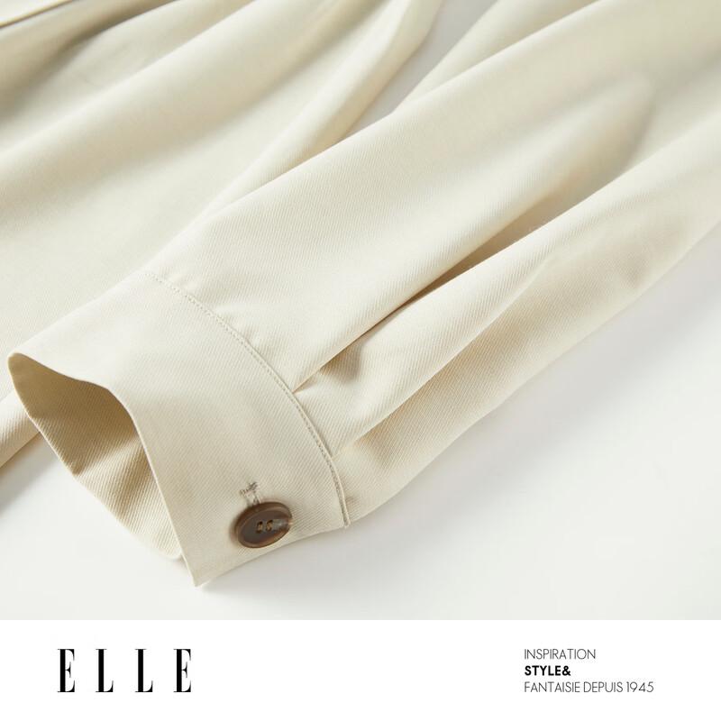 ELLE Women's Workwear Style Shirt Dress
