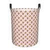 Anime Rilakkuma Laundry Basket Collapsible Kawaii Cartoon Clothing Hamper Bathroom Organizer Storage Bins