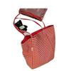2025 New Trendy College Style Plaid Canvas Bag Female Tote Bag Casual Large-capacity Shopping Bag