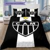 Atlético Mineiro "CAM" Bedding Set, Football Club Logo Duvet Cover with Pillowcases, No Comforter
