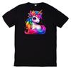 T-Shirt Colorful Magical Unicorn MotifWill Open In a New Window or Tab