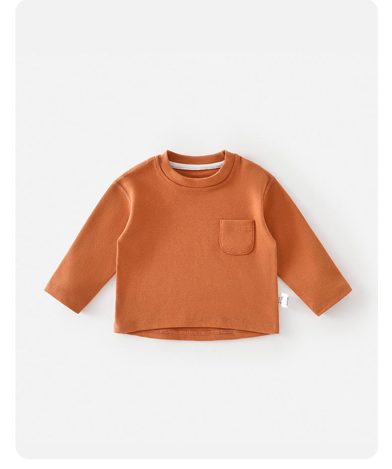 Shu Velvet Autumn Infant Base Layer: Warm Top for Baby Boys & Girls