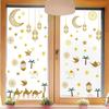 PVC Eid Mubaraks Wall Stickers Waterproof Wall Decals for Festive Event