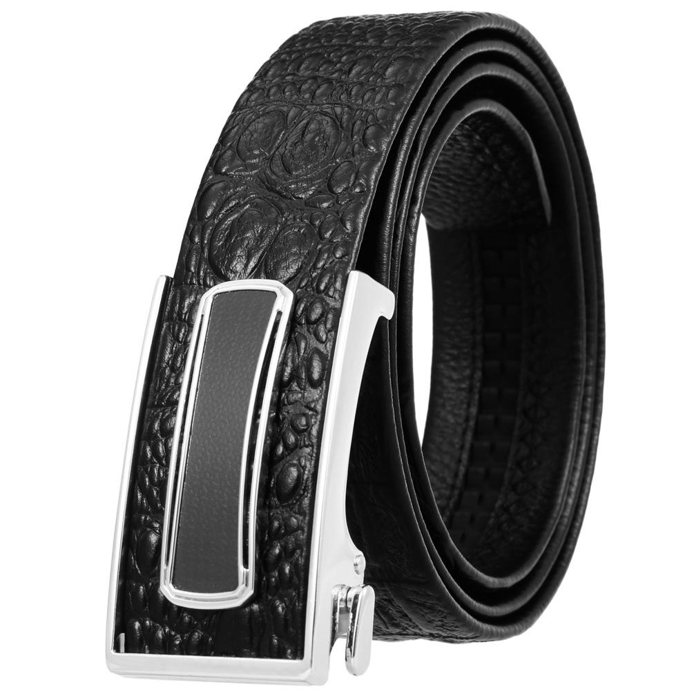 

Модный ремень из коровьей кожи первого слоя, внутренняя пряжка, мужской ремень Ly36-23018-5 110cm-130cm