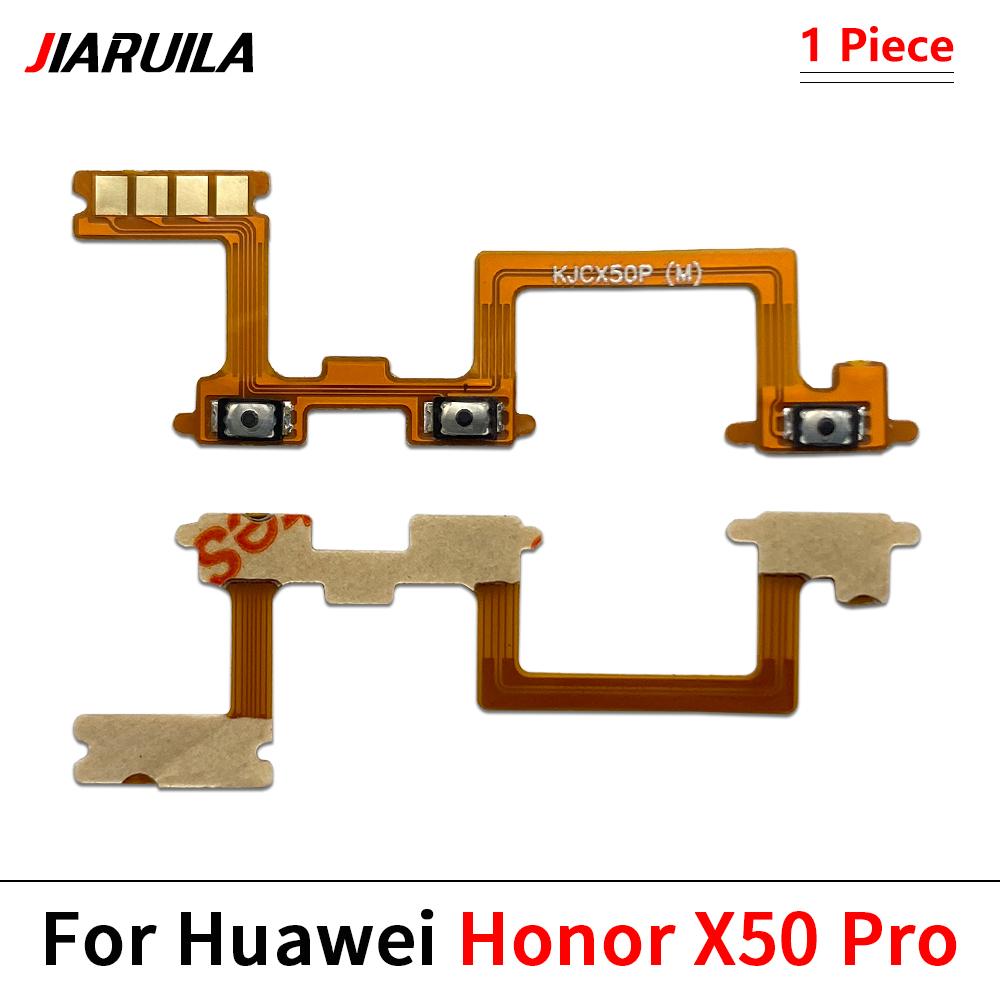 11Pcs, Power Flex For Huawei Honor X1 Plus X6A X6S X7A X7B X8A X8B X9B X11 Pro Power on off Button Volume Key Switch Flex Cable