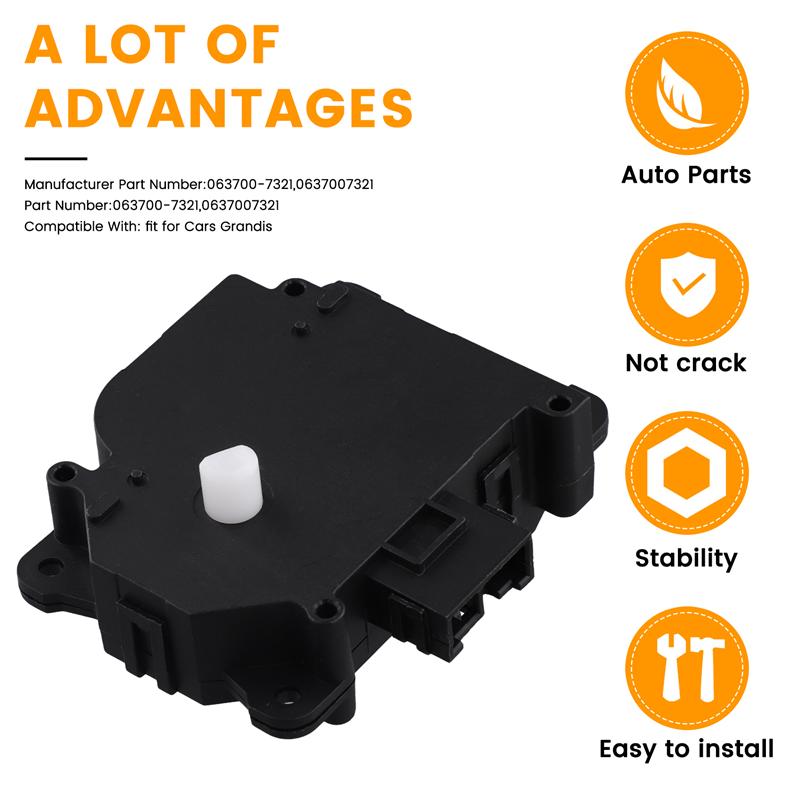 Car Climate Control Flap Actuator Motor Hvac Motor 063700-7321 Fit For Mitsubishi Grandis-Y79A