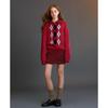 ELLE KIDS Girls' Vintage Red Plaid A-Line Skirt