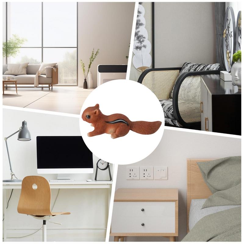 Creative Resin Squirrel Garden Decoration Home Outdoor Accessories Simulated Animal Ornaments Fairy Garden Miniatures