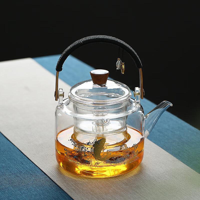 

Chá Xún 1000ml Glass Tea Kettle with Bail Handle