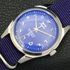 VINTAGE HMT JANATA HAND-WINDING INDIAN MENS BLUE COLOR DIAL WATCH a702058-5 R208-a702058