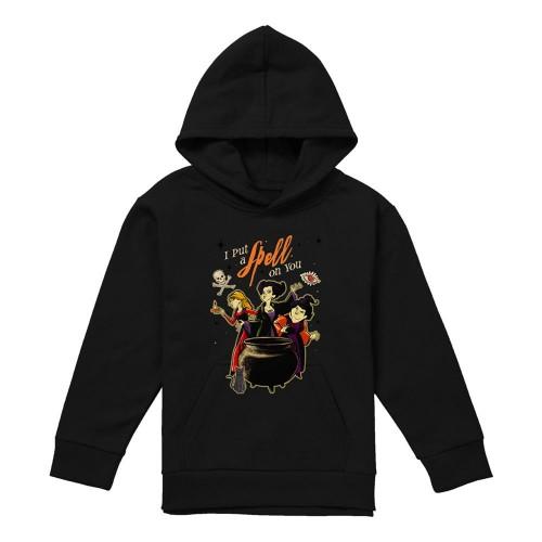 Hocus Pocus Childrens/Kids Witches Spell Heather Hoodie