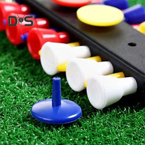 Držák na golfové odpaliště Přenosný držák na golfové odpaliště s 12 otvory na golfová odpaliště Uchycení golfové tašky Nosič golfových podložek na vozíky