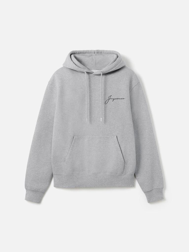 Moletom com Capuz e Bolsos Unissex Tendência Outono Inicial 25 Anos - Estilo Jacquemus