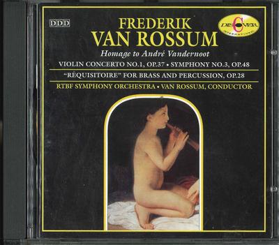 CD RTBF SYMPHONY ORCH; VAN ROSSUM - Homage To Andre Vandernoot  DICD920179 Discover Intern 1994 Europe Classical Used