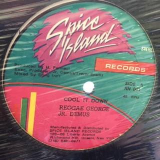 

12inch Record REGGAE GEORGE JUNIOR DEMUS Cool It Down Ambitious People RN001 Spice Island Re US Reggae Ska Dub Used