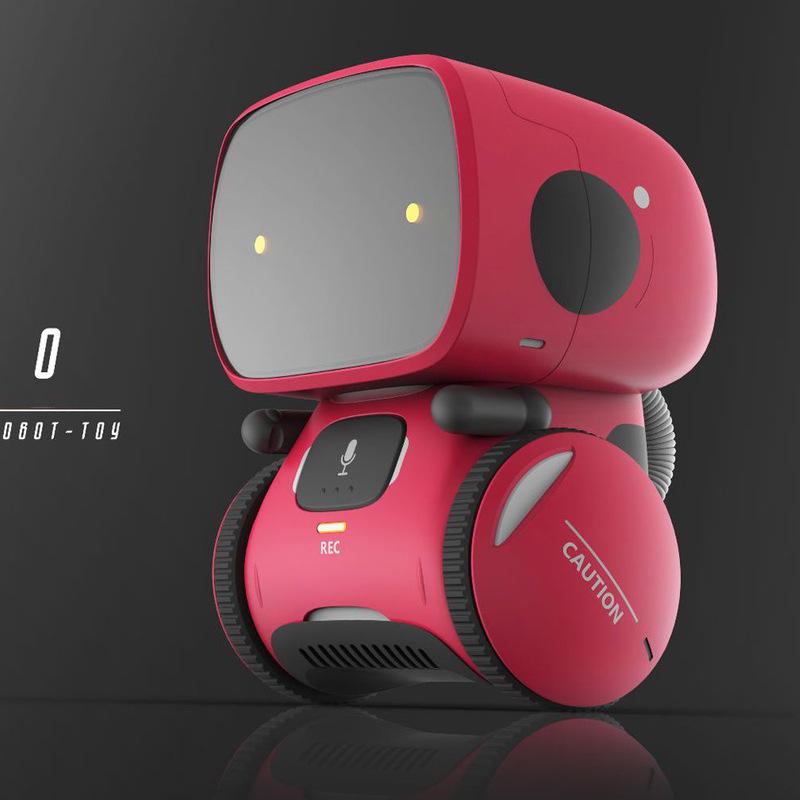 Voice Interaction Remote Control Mini Robot Toy with Recording & Voice Changing Features for Kids