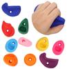 Climbing Wall Holds, Wear-Resistant Multicolored Rock Wall Grips Kit for Kids, Indoor and Outdoor Use (Small, 10 Pieces)