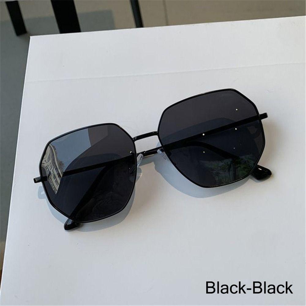 

Солнцезащитные очки Hexagon для женщин и мужчин с металлической оправой, многоугольные очки для пляжа/путешествий/уличной одежды, солнцезащитные очки с защитой UV400