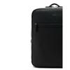 Daks Black Leather Simple Backpack Dbba2e337bk