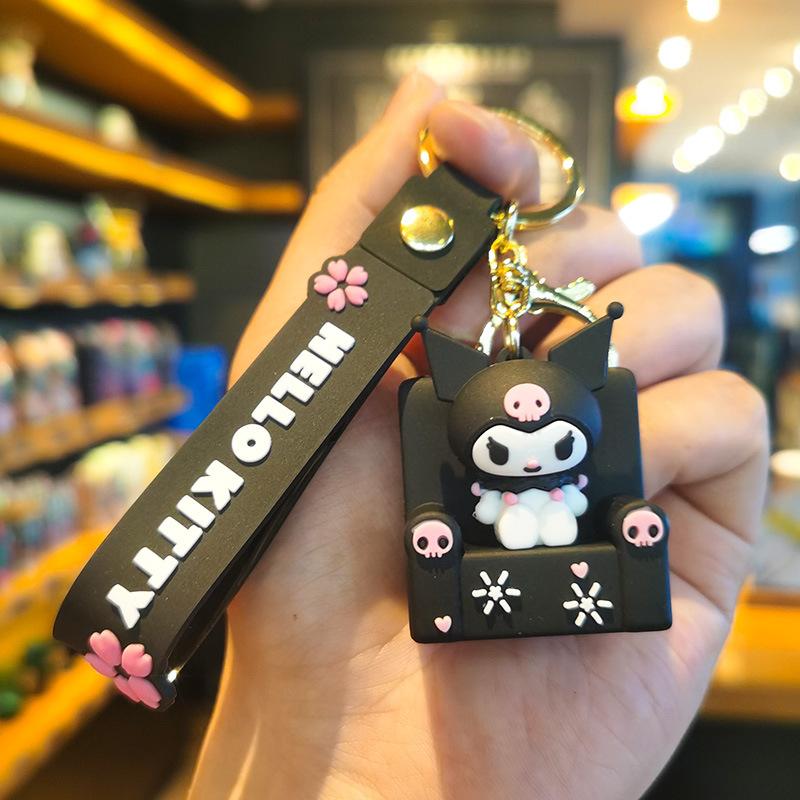 

New Sofa Sanrio Keychain Kuromimi Small Accessories Sanrio Bag Small Gift Companion Gift Fashion Toys Anime Cartoon