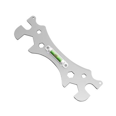 Distance Measuring Tool Multifunctional Universal Wrench Stainless Steel Portable for Shower Faucet Installation for Bathroom