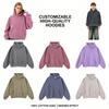 Fog Spring And Autumn American Solid Color Casual Loose Washed Boxy Hoodie Hoodie Men And Women