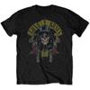 Hot Guns N Roses Band Retro Distressed Rock Loose Brand Oversized Loose Tshirt