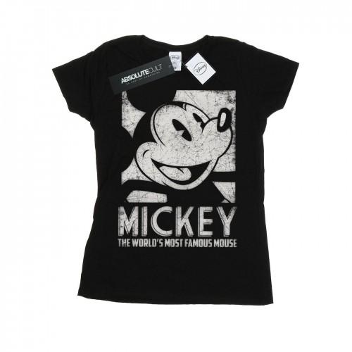 Disney Womens/Ladies Mickey Mouse Most Famous Cotton T-Shirt