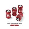 4PCS Car Style F20 Metal Wheel Tire Valve Air Stem Cap For Holden VT VX VU VY HSV Astra H SV Colorado 7 2012-2023 Cruze