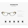 New Trend Cat Eye Photochromic Glasses for Women Anti Blue Light Fashionable HD UV Protection Near Sight Eyeglasses Diopter To -4.0
