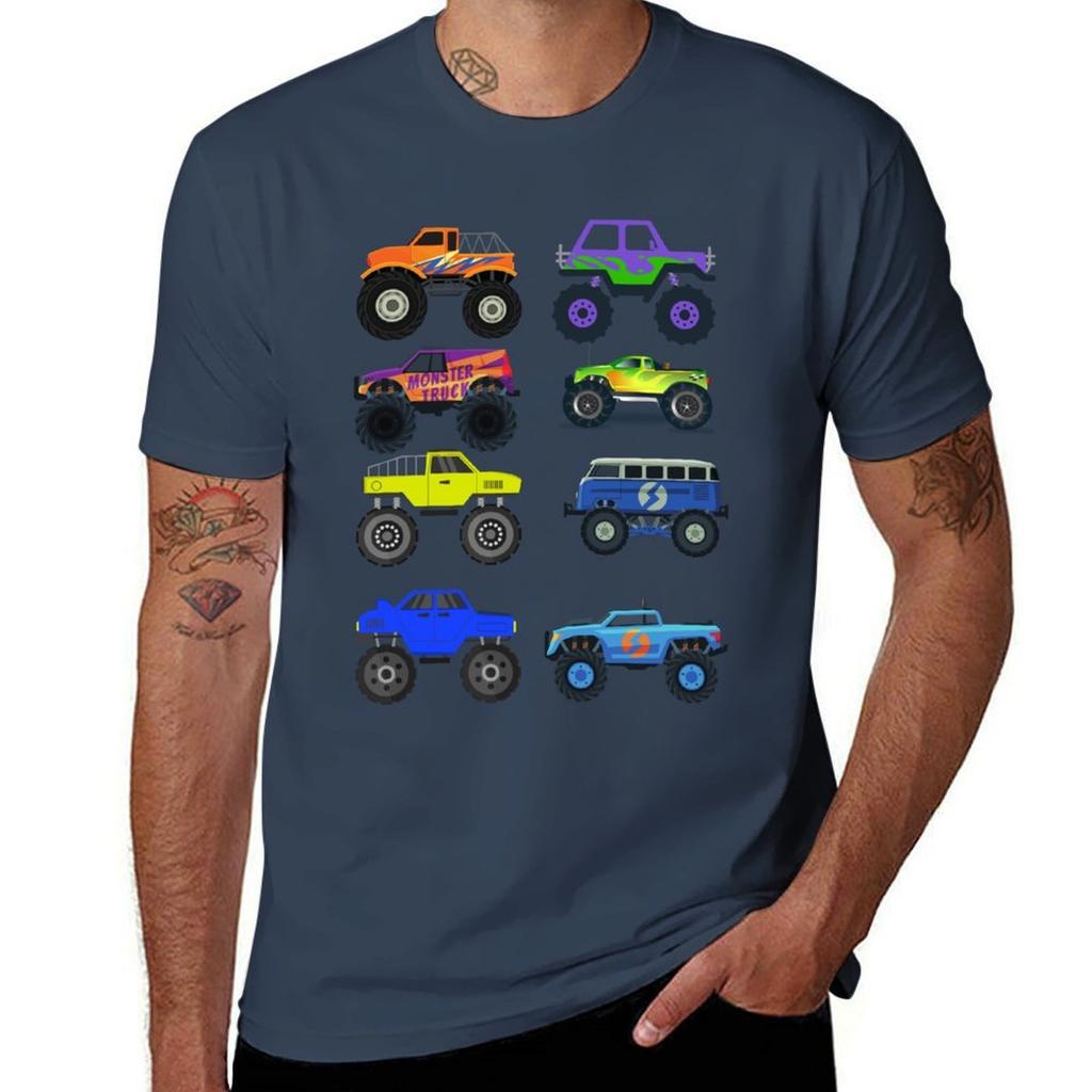 Monster Small Vehicles Tshirt T Shirt Unisex Plain Tshirt