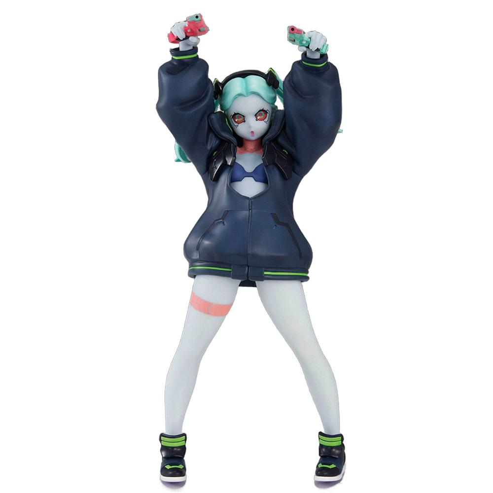 17CM Anime Game LUCY DAVID REBECCA Figure Punk Cool Artwork Animation Model Toys Gifts Collection Decoration Ornaments PVC
