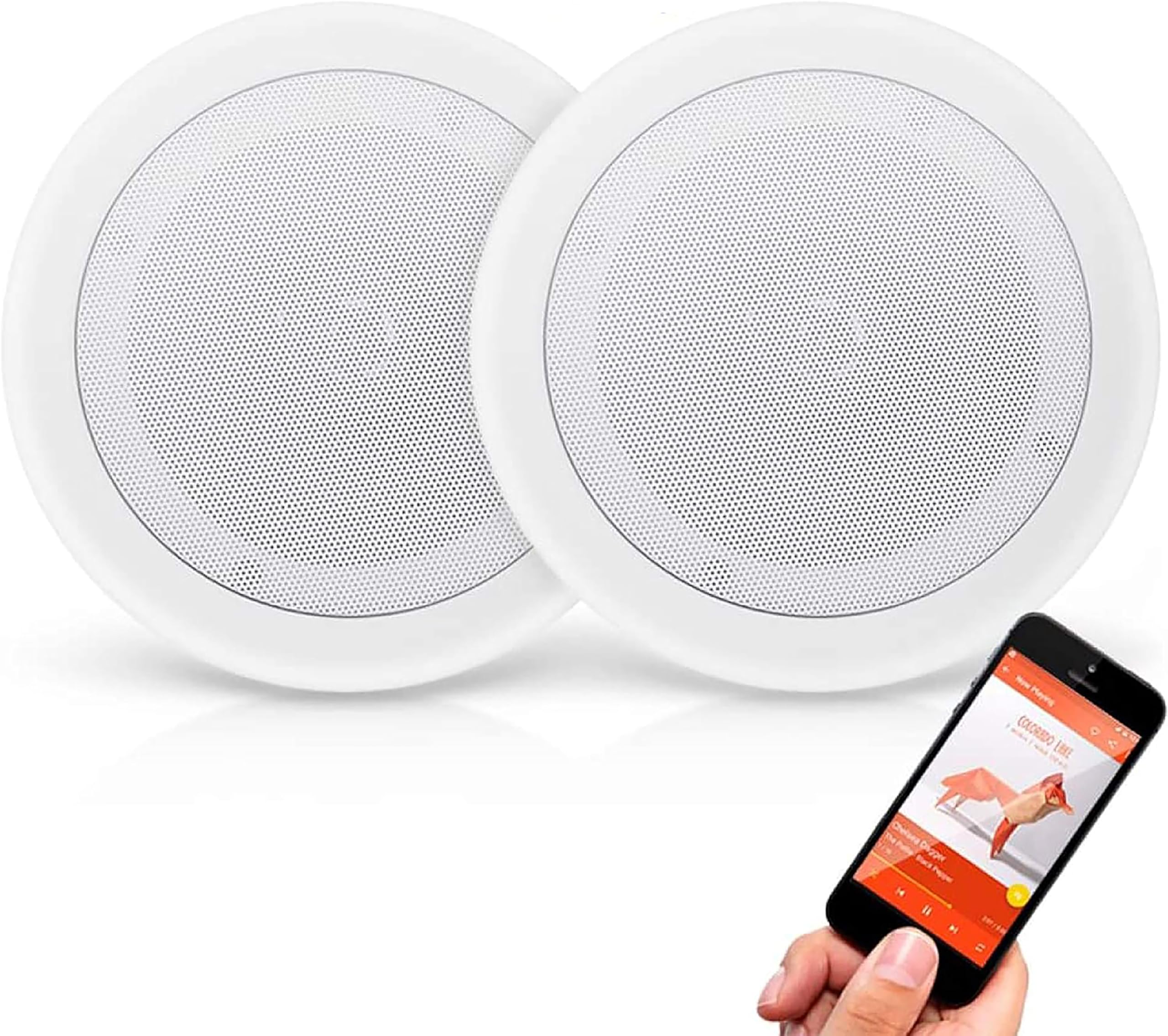 

Bluetooth 2WAY Mount Speaker 20cm of Maximum Output 250W 8 Ohm Sensitivity 89dB with Polymer Tweeter Overall x 1 Year Warranty PDICBT852RD [Pyle