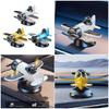 Multipurpose Solar Powered Rotating Aircraft Decors Energy Efficient Dashboard Decoration for Cars Offices Homes Present