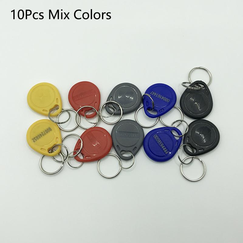 20pcs 125KHz Read-Only RFID TK4100 EM4100 Smart Proximity Keyfobs Smart Secure Door Entry Access Control ID Keychain Token Tag