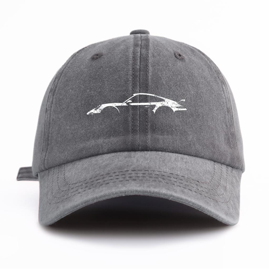 1 Stück 911 Aufdruck Gewaschene Baseballkappe für Erwachsene Minimalistischer Retro-Stil Lässig Weich Verstellbar Papa-Hut Perfekt als Geschenk