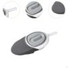 Bed Pan Bedridden Urinal with Lid Anti Odor Cover Easy to Clean Lightweight Padding for