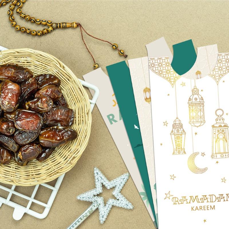 1Set Decorate Paper Wallets for Ramadan 2026, Moon Festival, and Decorate Party Supplies with Red Envelopes for Star Festival
