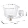 Plastic Parrot Feeder Magnetic Base Water Feeding Basin New Bird Feeding Bowl  Cage Accessories