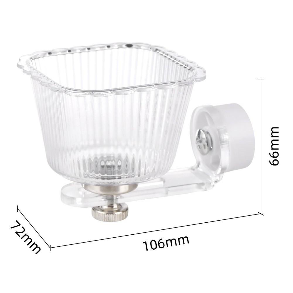 Plastic Parrot Feeder Magnetic Base Water Feeding Basin New Bird Feeding Bowl  Cage Accessories
