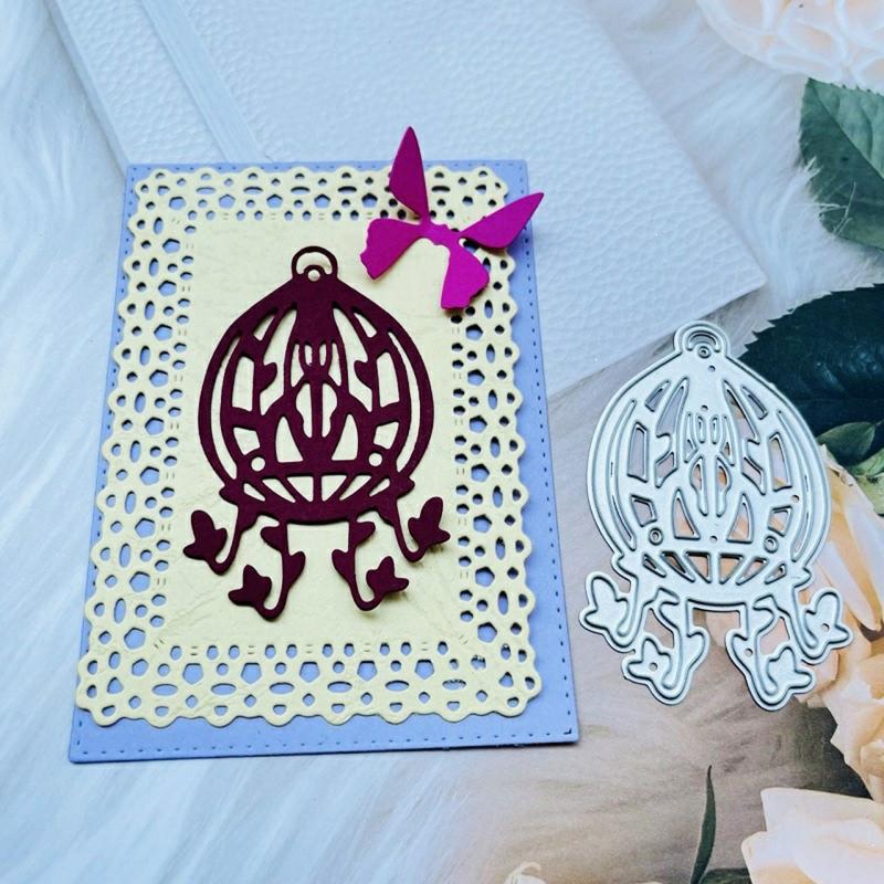 Bird Cage Cutting Dies Bird Cage Die Cut Templates Carbon Steel Cutting Dies for Scrapbooking Card Making Album