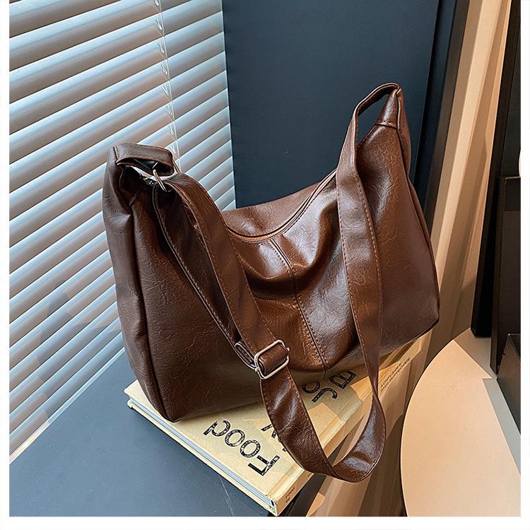 Women's Large Capacity Korean Style Tote and Crossbody Handbag