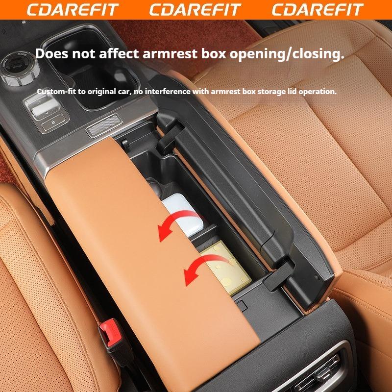 For Chery iCAUR V27 Car Armrest Box Expand Storage Box Center Console Armrest Storage Compartment Storage Modification Accessory
