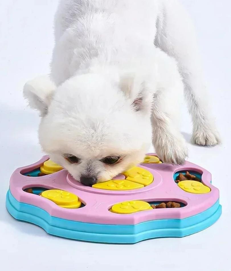 Dog Puzzle Toys Slow Feeder Interactive Increase Puppy IQ Food Dispenser Slowly Eating NonSlip Bowl Pet Cat Dogs Training Game