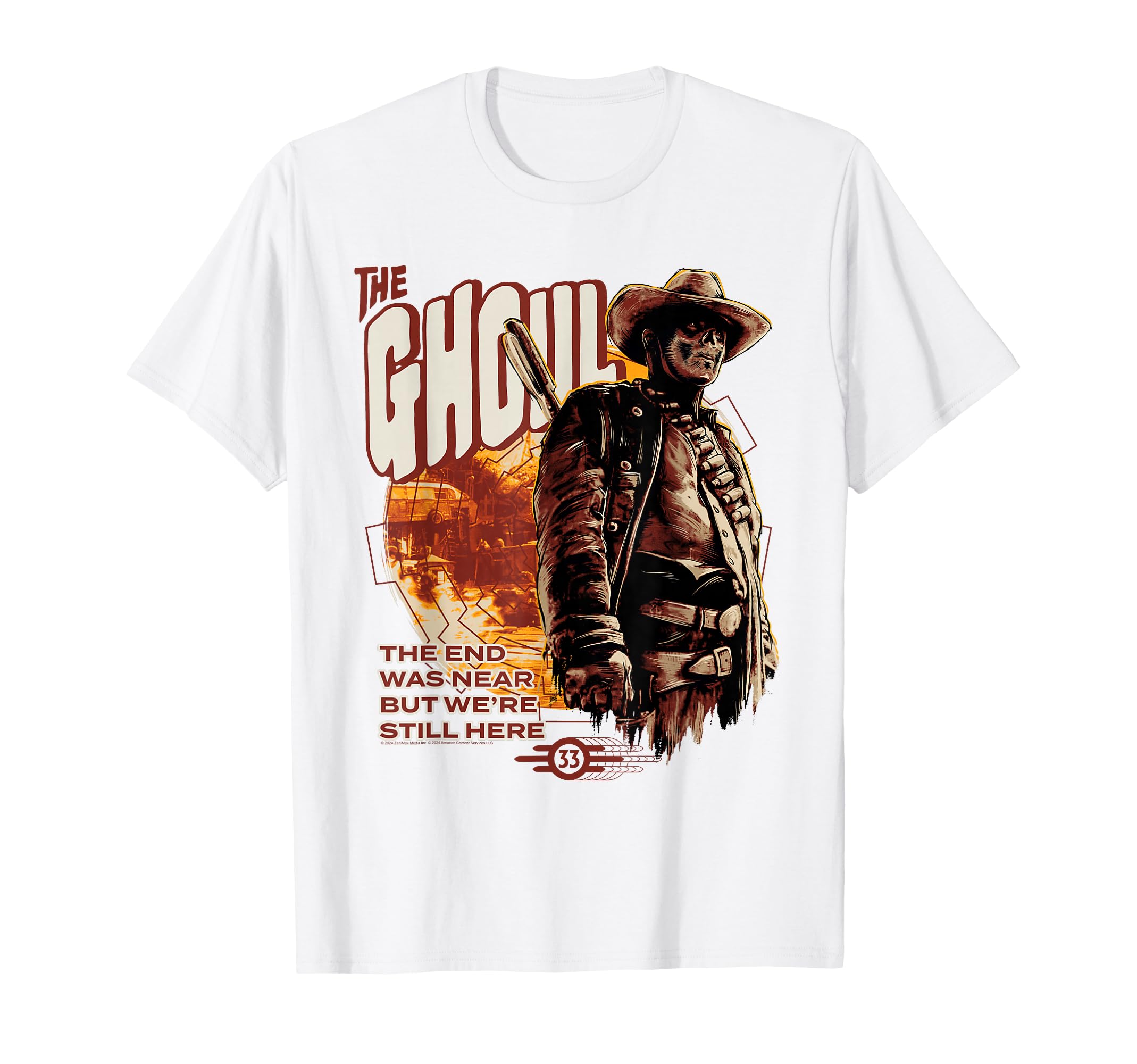 

Fallout TV Series The Ghoul End Was Near Modern Edit T-Shirt