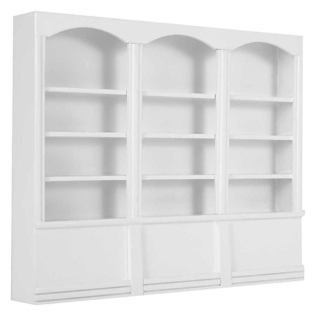 1:12 Doll House Accessories   Bookshelf Display Cabinet Bookcase Furniture Toy White