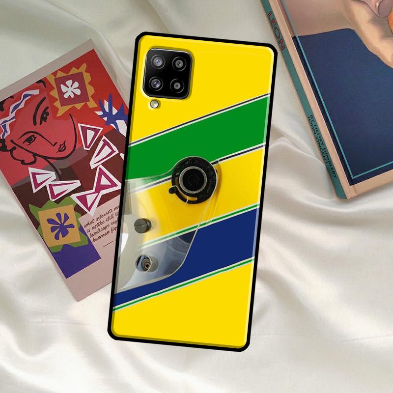 Racing Ayrton Senna Case For Samsung Galaxy A52 A32 A12 A33 A06 A16 A26 A36 A56 A15 A53 A13 A34 A54 A14 A35 A55