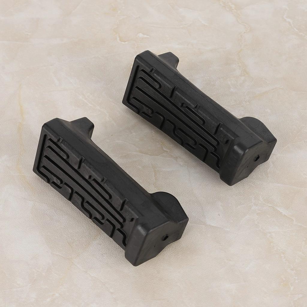 1 Pair Rubber Front Pedal Footrest Foot Pegs Fit for Yamaha YBR 125
